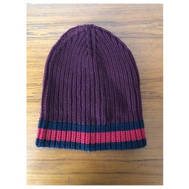 Gucci-Novo chapéu Gucci-Bordeaux