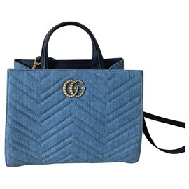 Gucci-gucci marmont bag new-Blue