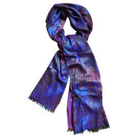 Kenzo sciarpe Blu Porpora Marrone chiaro