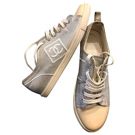 Chanel Sneakers Silvery