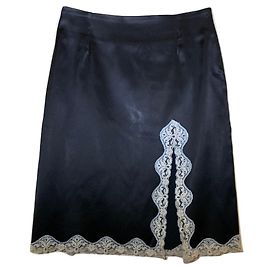 Parosh Rock mit Spitze Schwarz