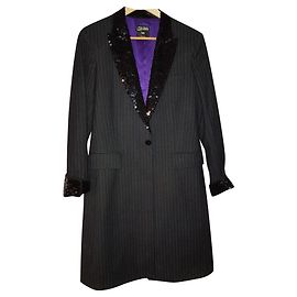 Jean Paul Gaultier black wool jacket Black