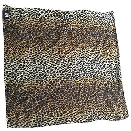 D&G Bufandas de seda Estampado de leopardo