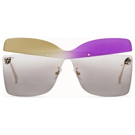 Fendi-LUNETTES SONNENBRILLE GLÄSER FENDI KALIGRAPHIE-Mehrfarben