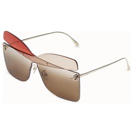 Fendi-FENDI SUNGLASSES GLASSES LUNETTES KARLIGRAFY-Multiple colors