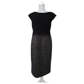 Superbe robe ESCADA Noir Gris