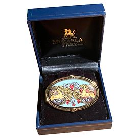 Michaela Frey Broches et broches Doré Bleu clair