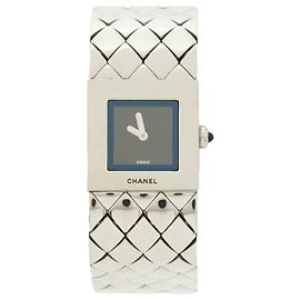 Chanel MATRATZE VOLLSTAHL Silber