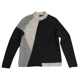 Gestuz Knitwear White Grey Dark grey