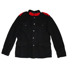 Polo Ralph Lauren-Men Coats Outerwear-Black,Red