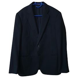 Armani Vestes Blazers Bleu foncé