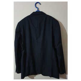 Armani-Blazers Jackets-Dark blue