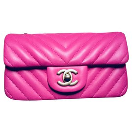 Chanel-Mini sac Chanel-Rose