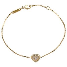 Chopard bracelet "Happy diamond" in yellow gold, diamants. Other