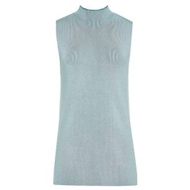 Reiss Luciana Ärmelloses Top Blau Blau Grau