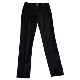 Chanel-Pantalons, leggings-Noir