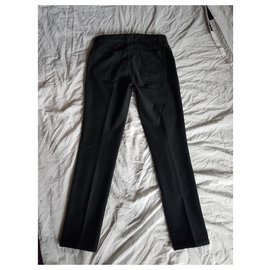 Chanel-Pantalones, polainas-Negro