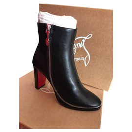 Christian Louboutin-CHRISTIAN LOUBOUTIN, Christian Louboutin Telezip. NEW-Black