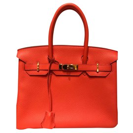 Hermès-Birkin-Arancione