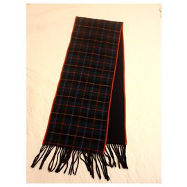 Hermès-Men Scarves-Red,Dark green