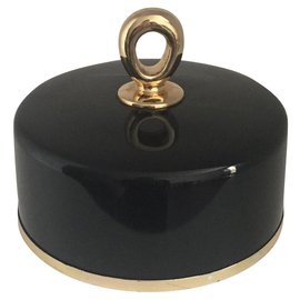 Van Cleef & Arpels-Jewel Box oder leere Tasche schwarz und gold First Van Cleef & Arpels-Schwarz,Golden