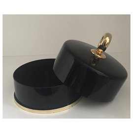 Van Cleef & Arpels-Caixa de jóias ou bolso vazio preto e dourado First Van cleef & Arpels-Preto,Dourado