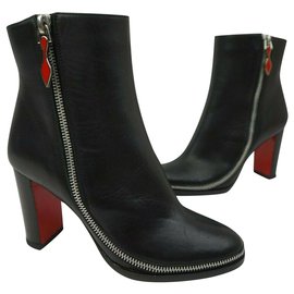 Christian Louboutin-Christian Louboutin, Christian Louboutin Telezip. NUOVO-Nero