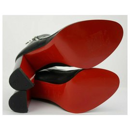 Christian Louboutin-CHRISTIAN LOUBOUTIN, Christian Louboutin Telezip. NEW-Black