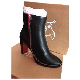 Christian Louboutin-CHRISTIAN LOUBOUTIN, Christian Louboutin Telezip. NEW. 38,5 NEW-Black