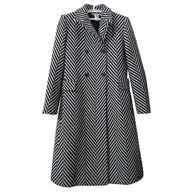 Michael Kors Mäntel, Oberbekleidung Schwarz Weiß