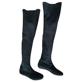 Fratelli Rosseti camurça coxa botas altas fratelli rossetti Preto