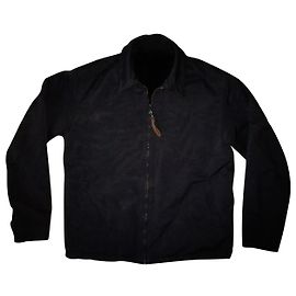 Gianfranco Ferré GIANFRANCO FERRE - warm winter sherpa fleece lined black jacket, size L Black