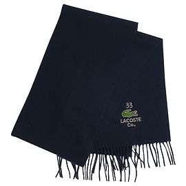 Lacoste Men Scarves Navy blue