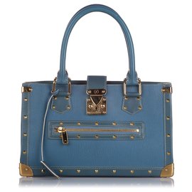 Louis Vuitton-Louis Vuitton Blue Suhali Le Fabuleux Bag-Blue