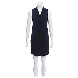 Robe Baker Diane Von Furstenberg Bleu Marine et Noir Noir Bleu Marine