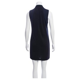 Diane Von Furstenberg-DvF Baker dress-Black,Navy blue