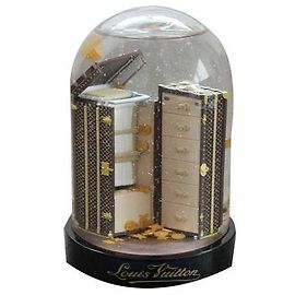 Louis Vuitton Snowglobe / Boule de neige Malle armoire LV (Edition limitée) Marron