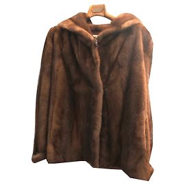 Gerard Darel Nerzjacke Kastanie