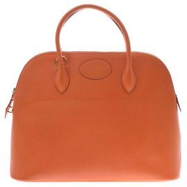 Hermès-Sac à main Hermès-Orange