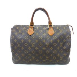 Louis Vuitton-Speedy 35 Monogram-Brown