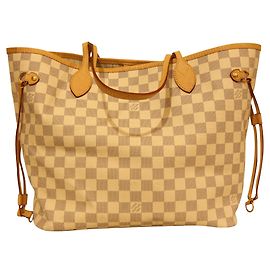Louis Vuitton Neverfull MM Azur Branco