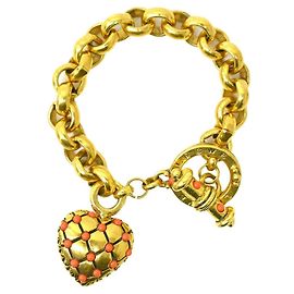 Bracciale a cuore Loewe D'oro