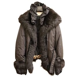 Roberto Cavalli Pelzjacke Beige Beige