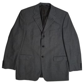 Yves Saint Laurent-Blazers Jackets-Grey