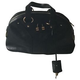 Yves Saint Laurent Muse Handbag Black Leather Black