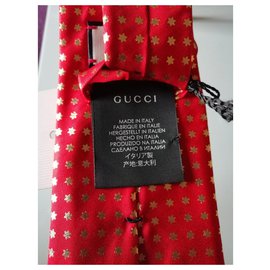Gucci-ssstars corbata gucci rojo nuevo-Roja