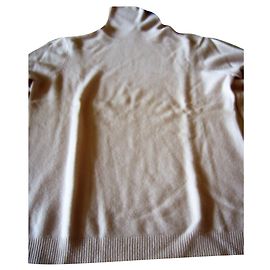 Pull col roulé rose pâle cachemire BRUCE FIELD neuf Rose