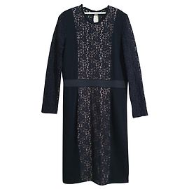 Vestido de encaje negro By Malene Birger XL Negro