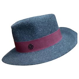 Maison Michel Hats Dark grey