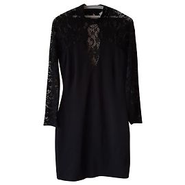 Vestido Samsoe & Samsoe Kjole de renda preta Preto